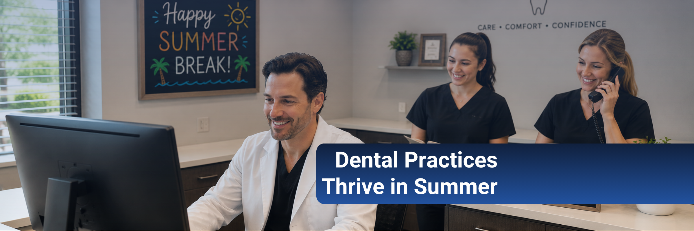 Summer surge: How DCS helps dental practices handle higher production and staff vacations